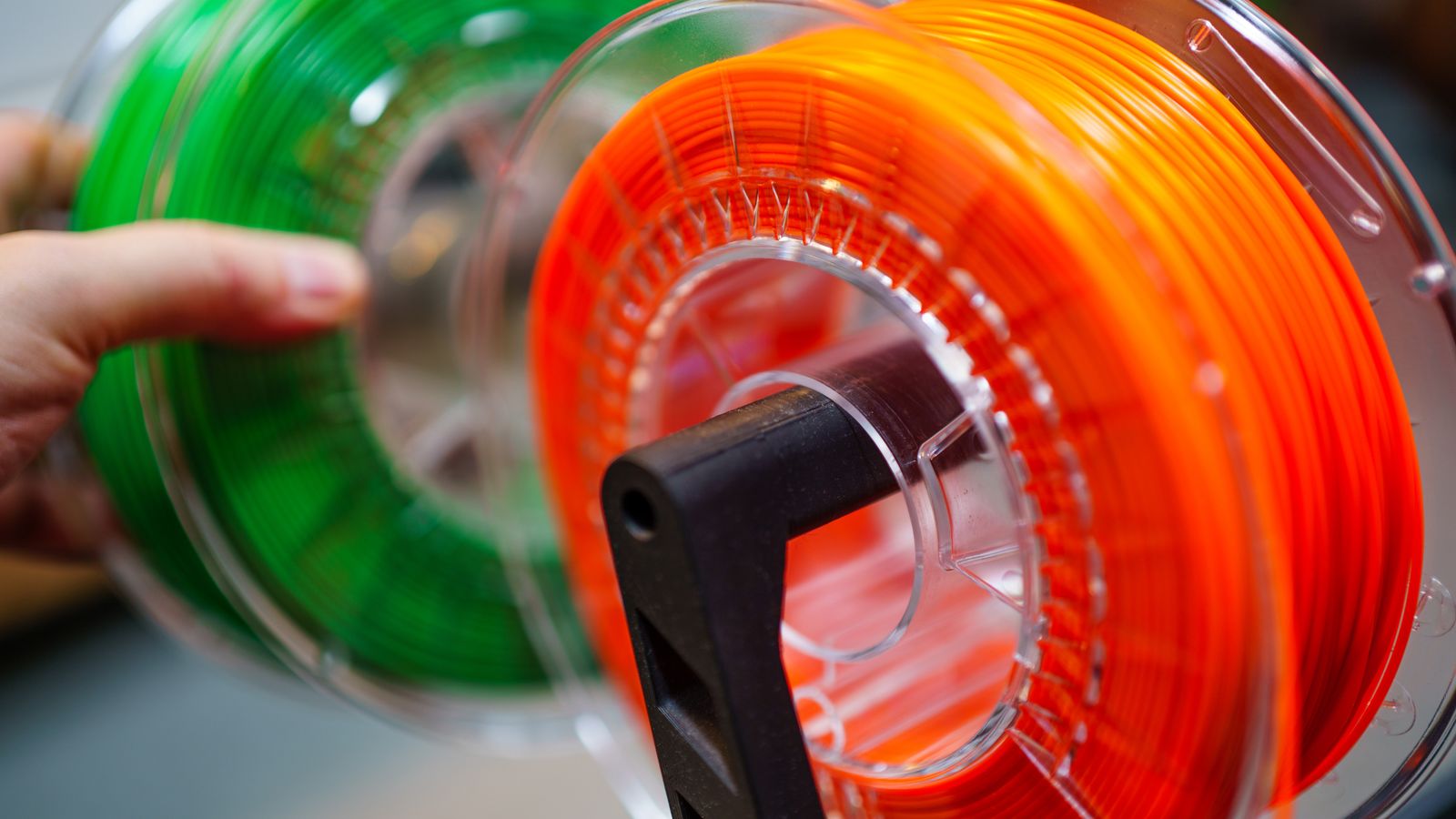Bobinas de filamento de colores para impresora 3D